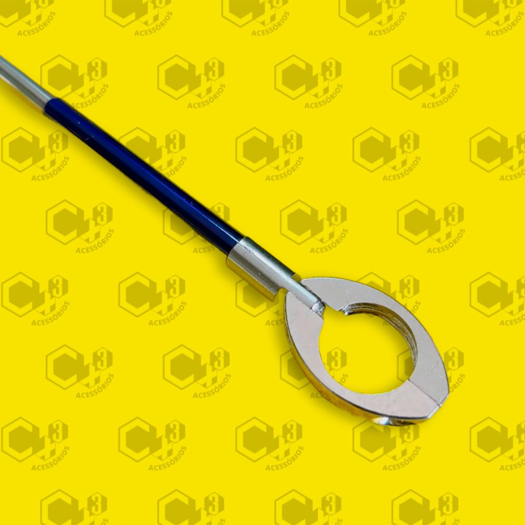 ANTENA METALICA CORTA PIPA RETRATIL  GUIDAO - COMPR. 65CM AZUL - SM0304