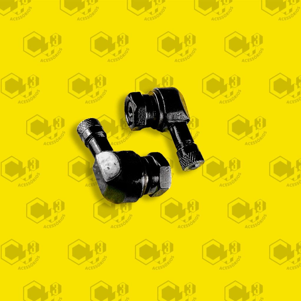 VALVULA DE PNEU 90º PRETO SM0471