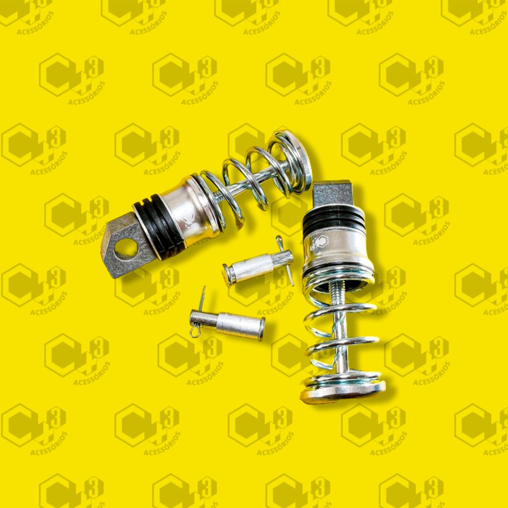 PEDALEIRA ESPORTIVA MOLA UNIVERSAL 6MM PRATA SM0418