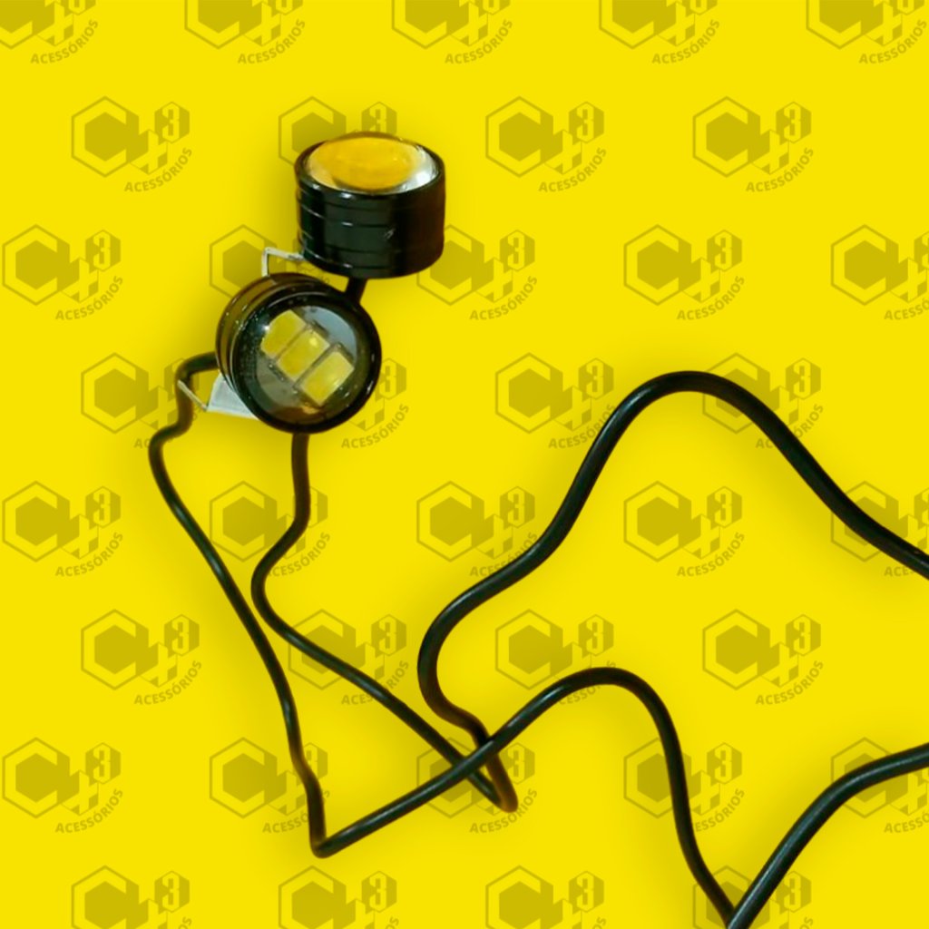 FAROL DE MILHA MINI STRONG LED BRANCO - SM0500