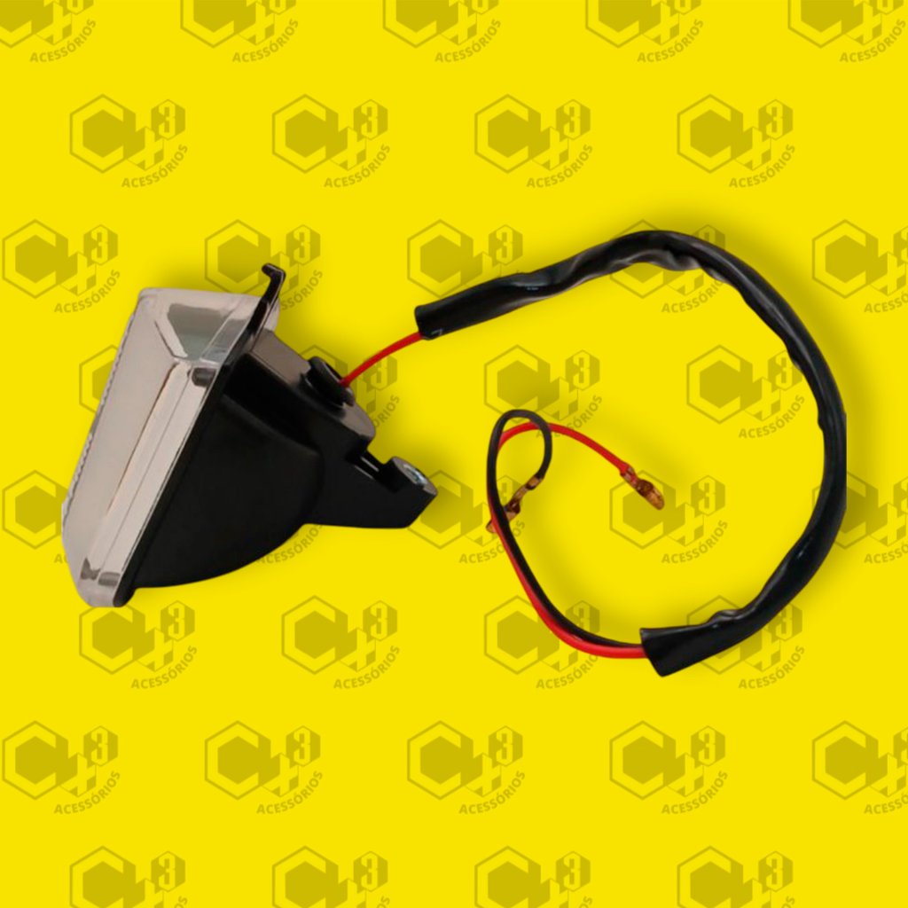 PISCA DE LED BRANCO POP 110i 2016 EM DIANTE DE/TD LENTE CRISTAL - SM0235