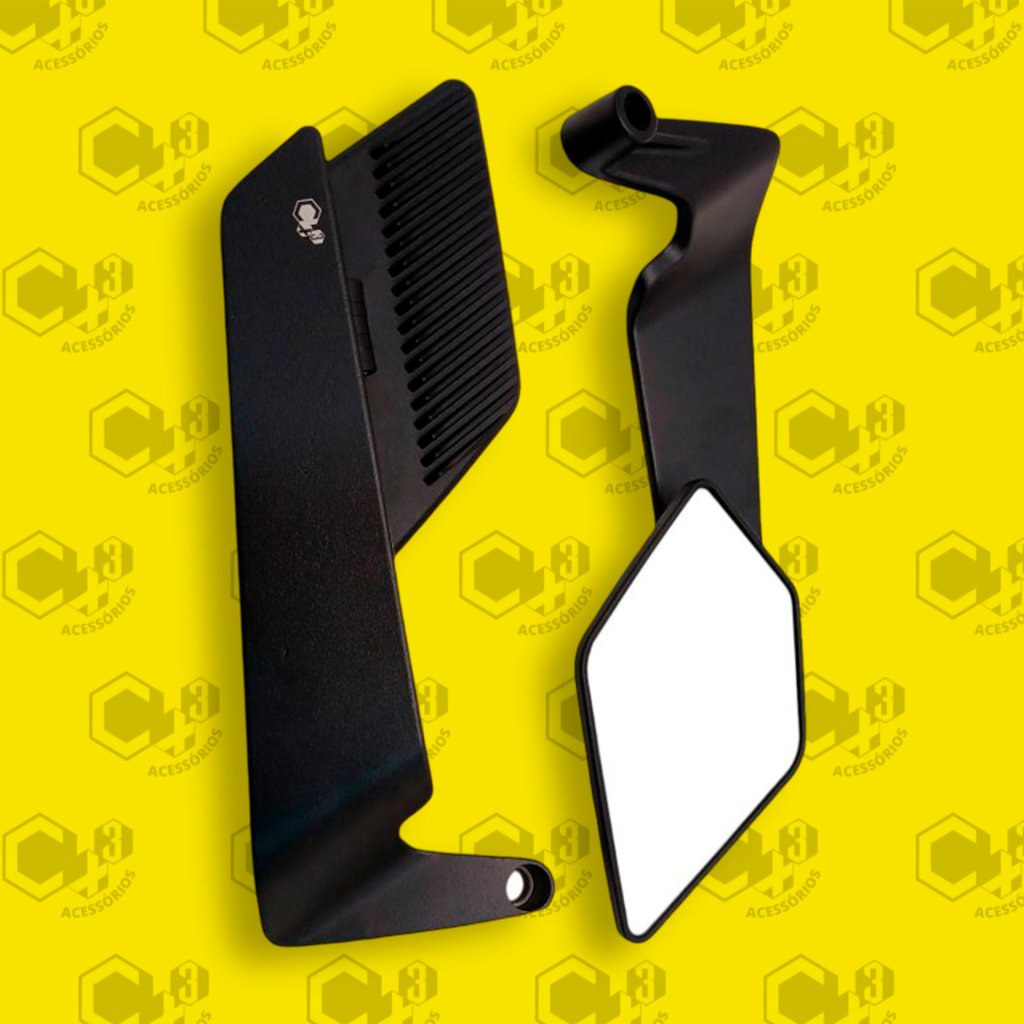 RETROVISOR NEW AIRFOIL PRETO - SM0085