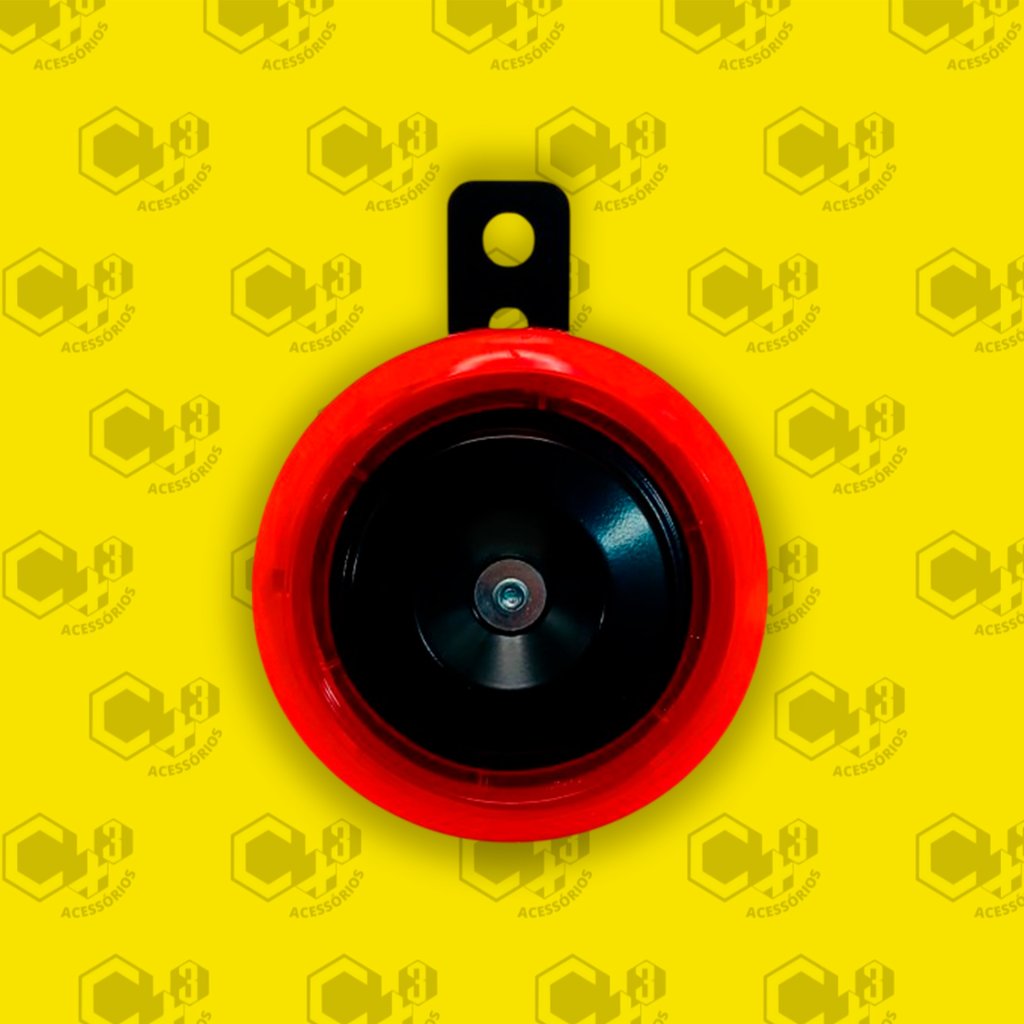 BUZINA UNIVERSAL COM LED VERMELHO - SM0395