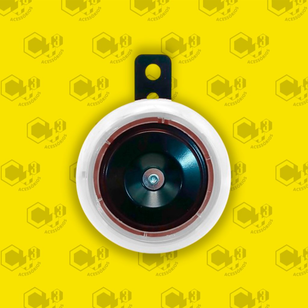 BUZINA UNIVERSAL COM LED BRANCO - SM0399