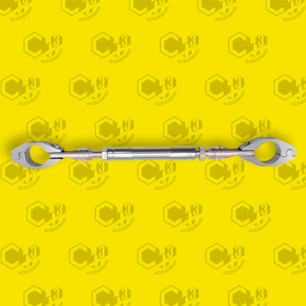 BARRA ESTABILIZADORA DE GUIDÃO PRATA - SM0605