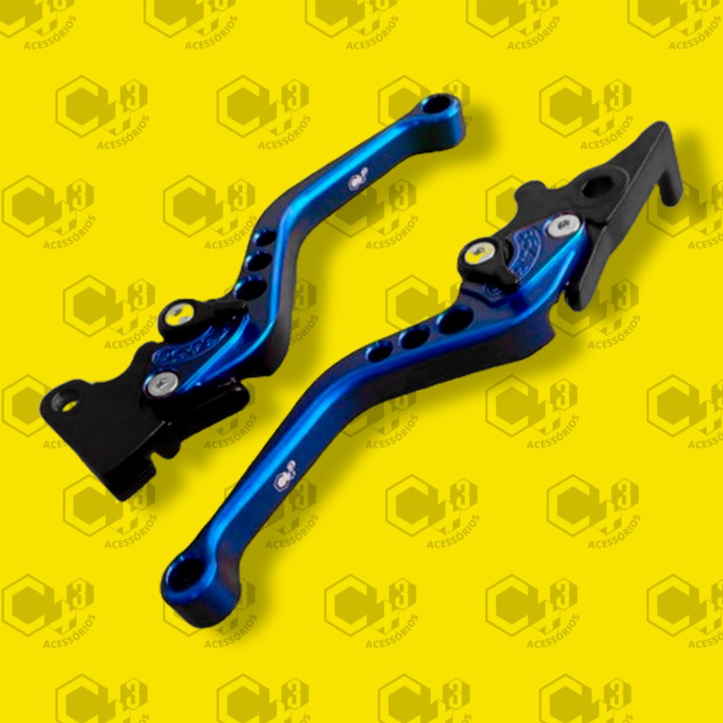 MANETE ESPORTIVO YS 150 FAZER - YS 250 FAZER - XTZ 250 LANDER - XTZ 250 TENERE AZUL SM0153