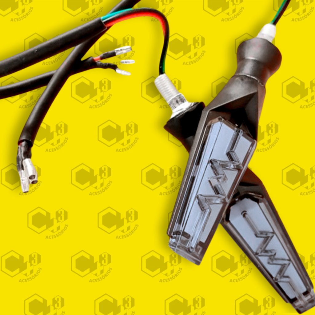 PISCA DE LED RAIO AZUL SEQUENCIAL - SM0230