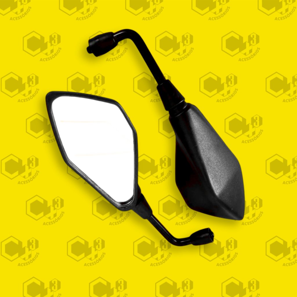 RETROVISOR Z400 FIXO ROSCA YAMAHA 90°  GRAUS SM0036