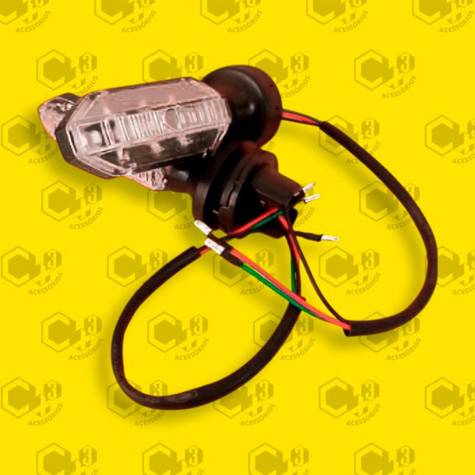 PISCA CB 250F TWISTER SEQUENCIAL COXIM LED DRL VERMELHO - SM0224