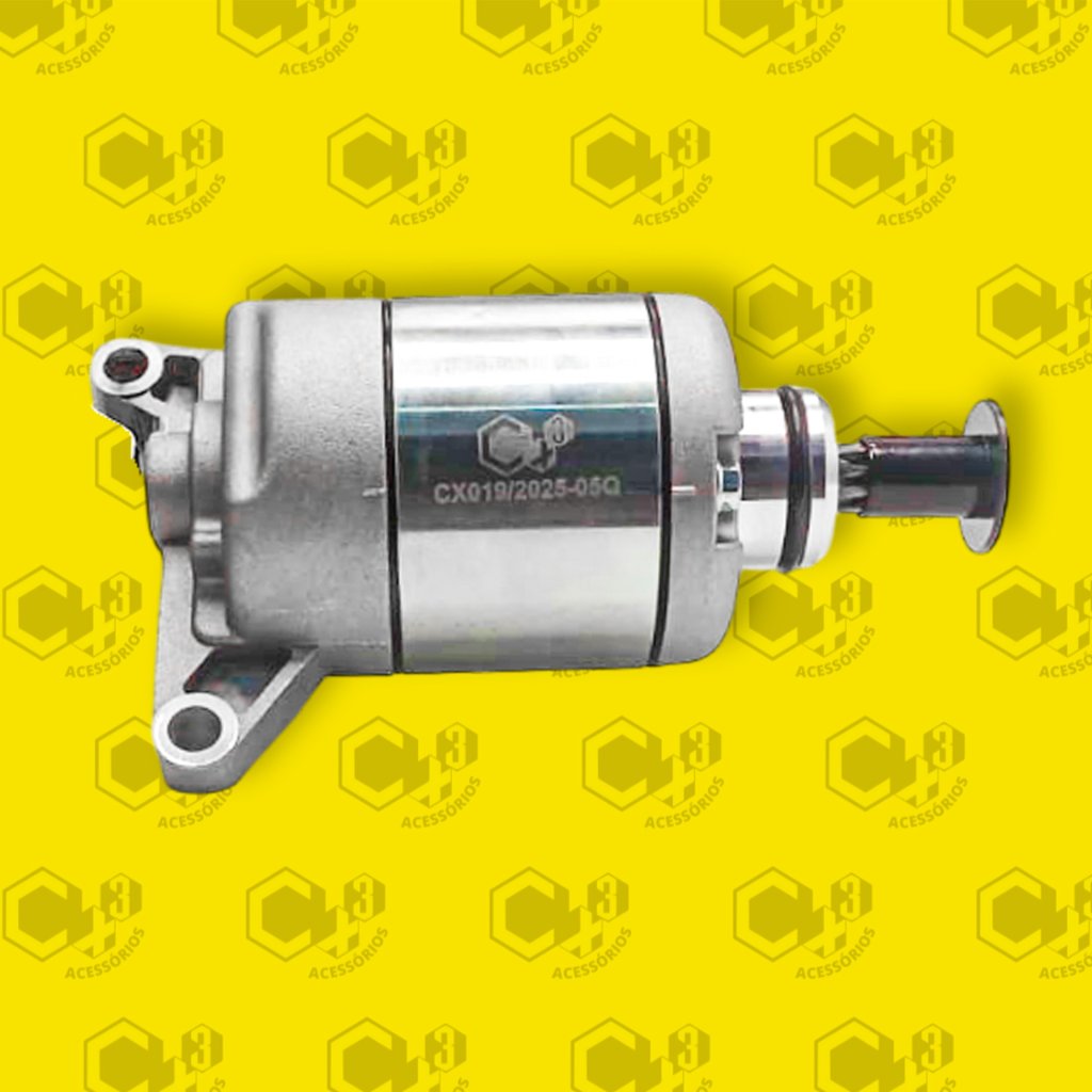 MOTOR DE PARTIDA P/ MOTO HONDA CG 125 FAN 09/15 - CG 150 TITAN 04/15 - CG 150 FAN 10/15 - NXR 125 BROS 13/15 - NXR 150 - CX019