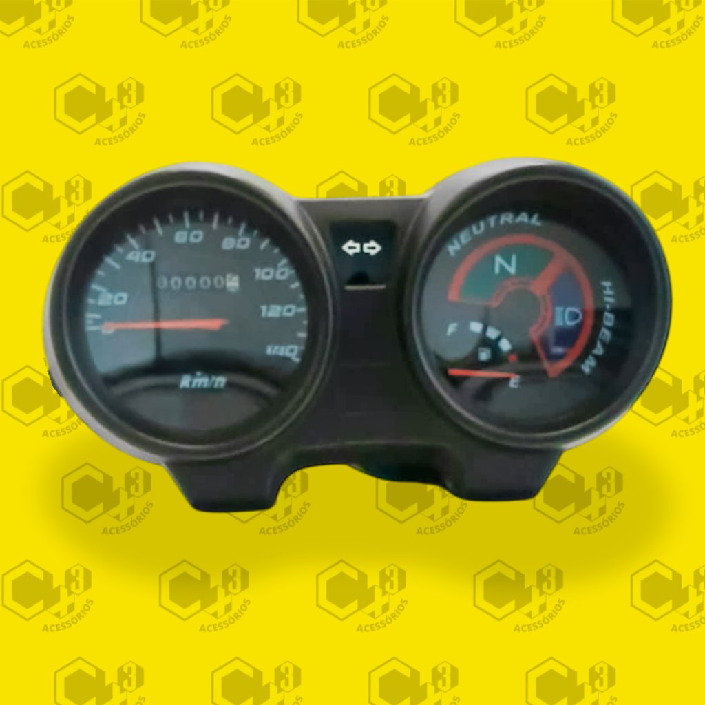PAINEL COMPLETO P/ MOTO HONDA CG 150 TITAN KS 04/08 (S/ HODOMETRO PARCIAL)  - CX018