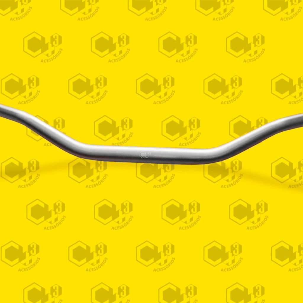 GUIDÃO ESPORTIVO FATBAR CINZA TITANIUM SM0078