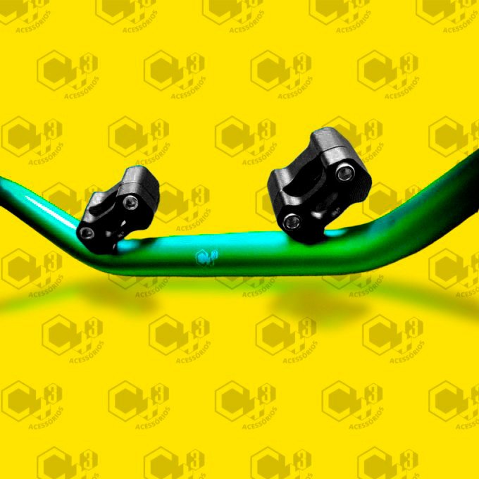 GUIDÃO ESPORTIVO FATBAR VERDE SM0075