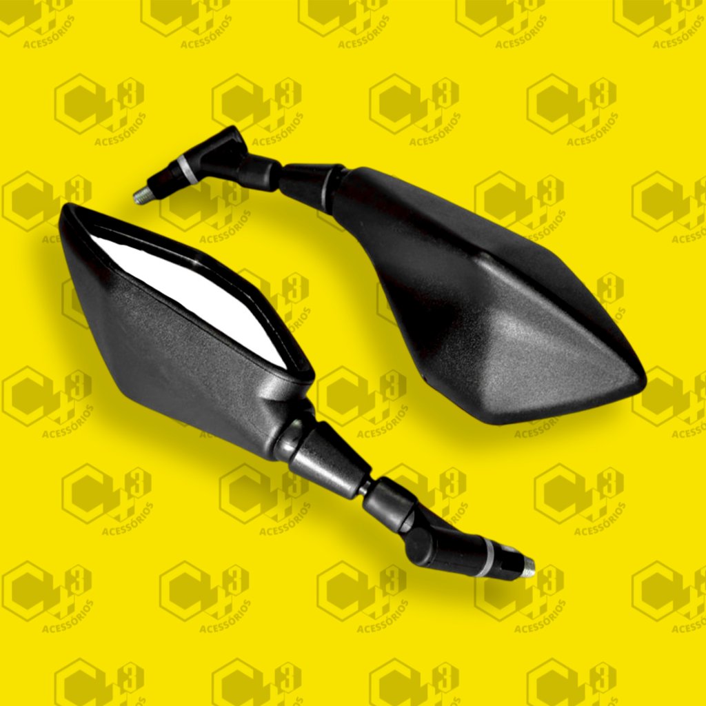 RETROVISOR Z400 ARTICULADO ROSCA HONDA HASTE CURTA SM0005