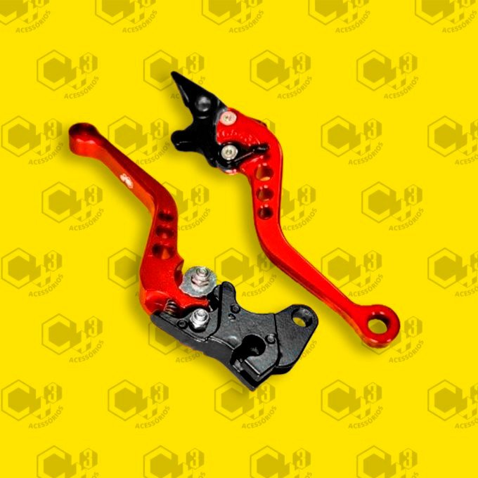 MANETE ESPORTIVO BROS 150 ESD 06/15-BROS 160 ESD 15/...-XR 200R 94/03-TORNADO 01/08-XRE 300 10/...-FALCON 99/08 VERMELHO SM0156