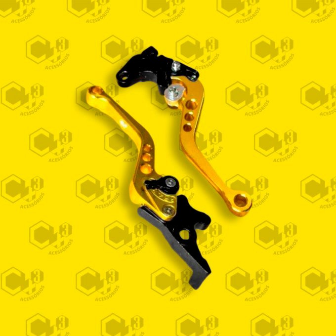 MANETE ESPORTIVO BROS 150 ESD 06/15-BROS 160 ESD 15/...-XR 200R 94/03-TORNADO 01/08-XRE 300 10/...-FALCON 99/08 DOURADO SM0157