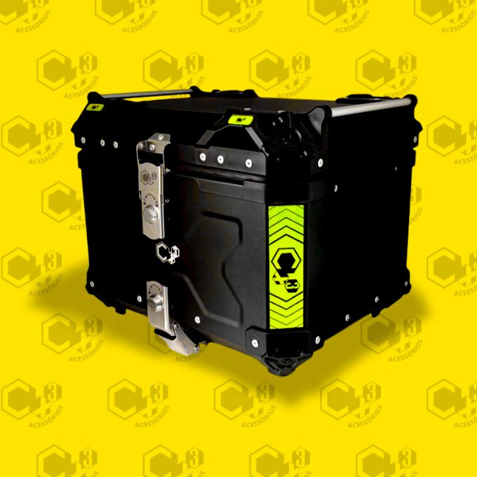 BAULETO ALUMÍNIO 55L BLACK - SM0383