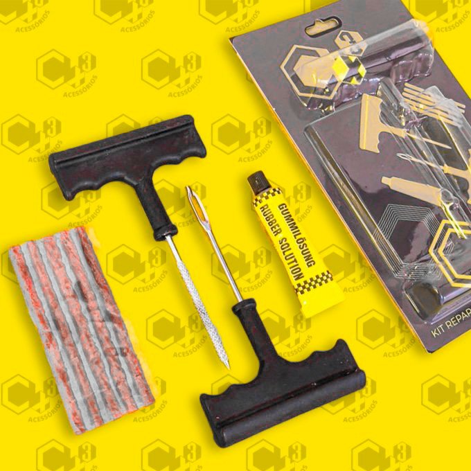 KIT REMENDO PNEU MOTO C/ 5 MACARRÕES - SM0265