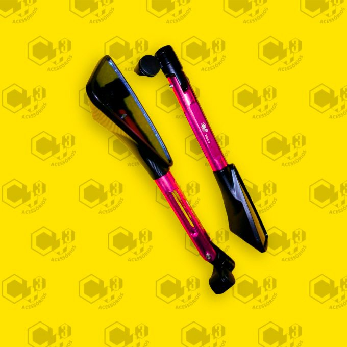 RETROVISOR TOMOK 3 PONTAS PINK SM0024