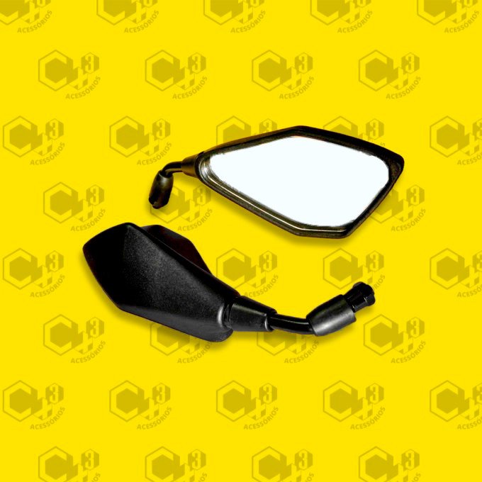RETROVISOR Z400 FIXO ROSCA YAMAHA HASTE CURTA SM0004