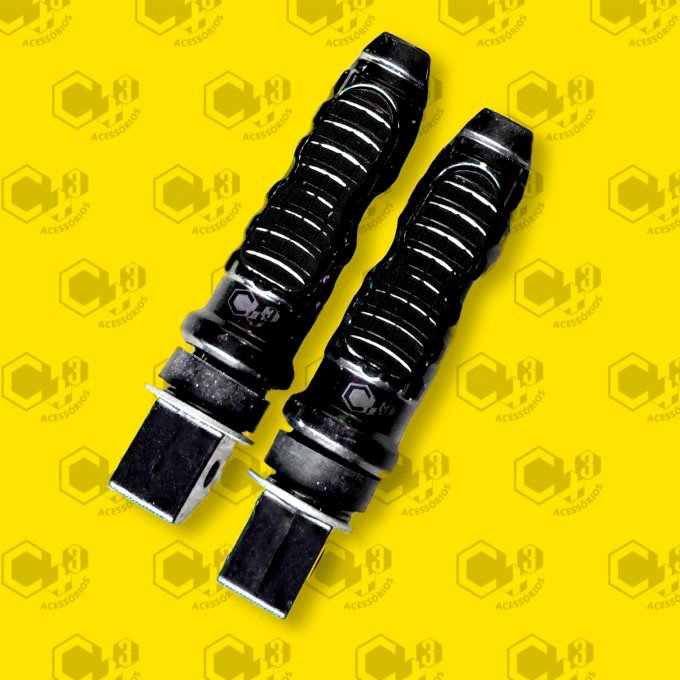  PEDALEIRA ESPORTIVA UNIVERSAL 6MM PRETO SM0410