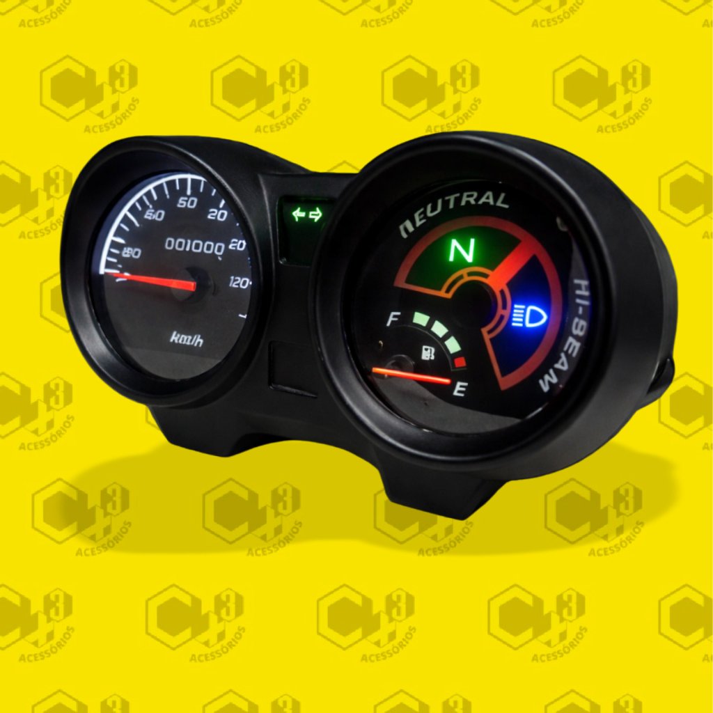 PAINEL COMPLETO P/ MOTO HONDA CG 150 TITAN KS 04/08 (S/ HODOMETRO PARCIAL)  - CX018