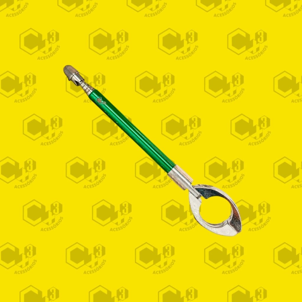 ANTENA METALICA CORTA PIPA RETRATIL 65CM VERDE - SM0296