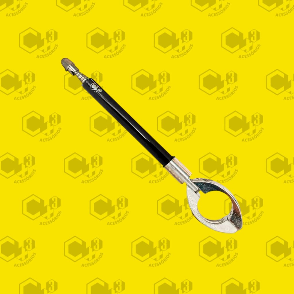 ANTENA METALICA CORTA PIPA RETRATIL GUIDAO - COMPR. 65CM PRETO - SM0301