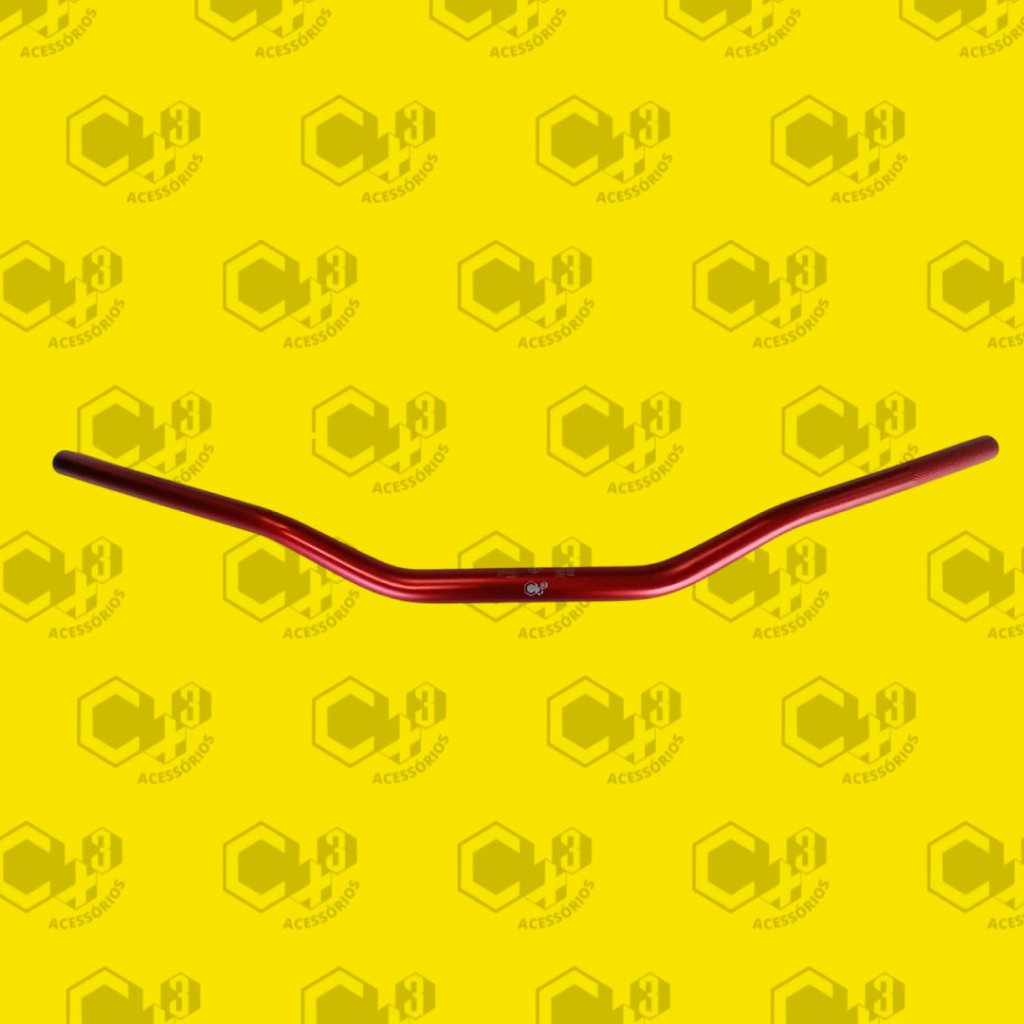 GUIDÃO ESPORTIVO FATBAR VERMELHO SM0062