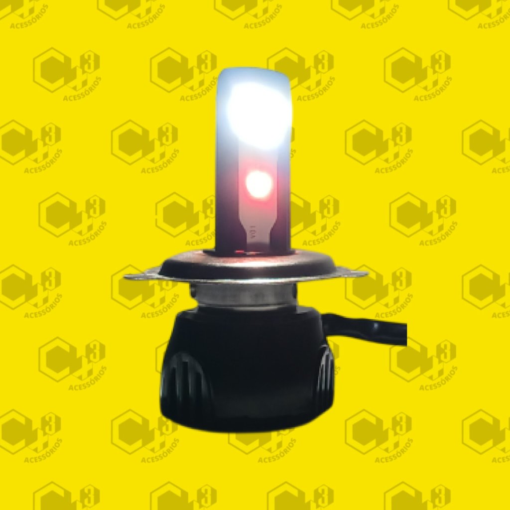 LAMPADA DE LED H4 COM REATOR 3 LEDS - SM0390