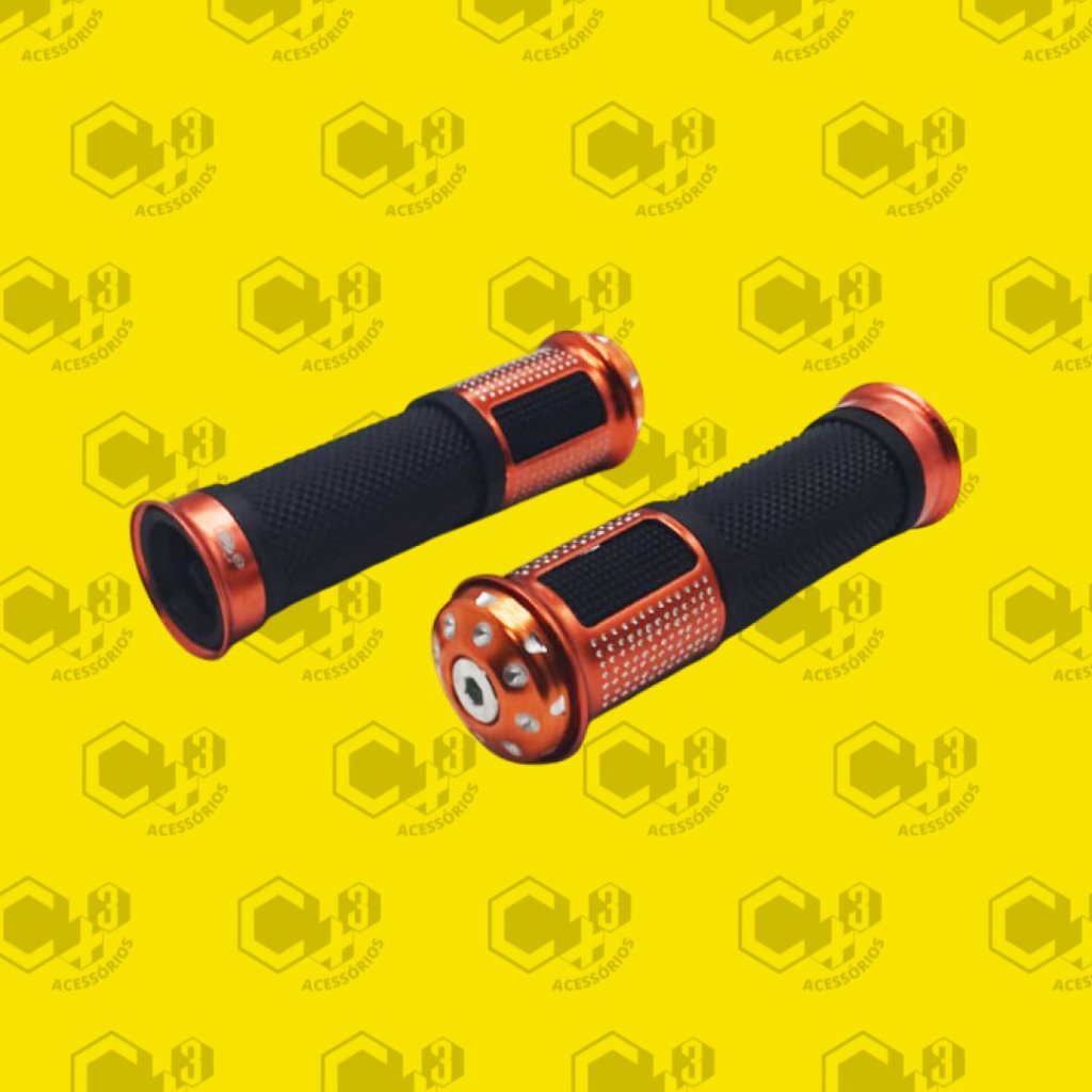 MANOPLA PESO CURTO DIAMANTE LARANJA SM0115