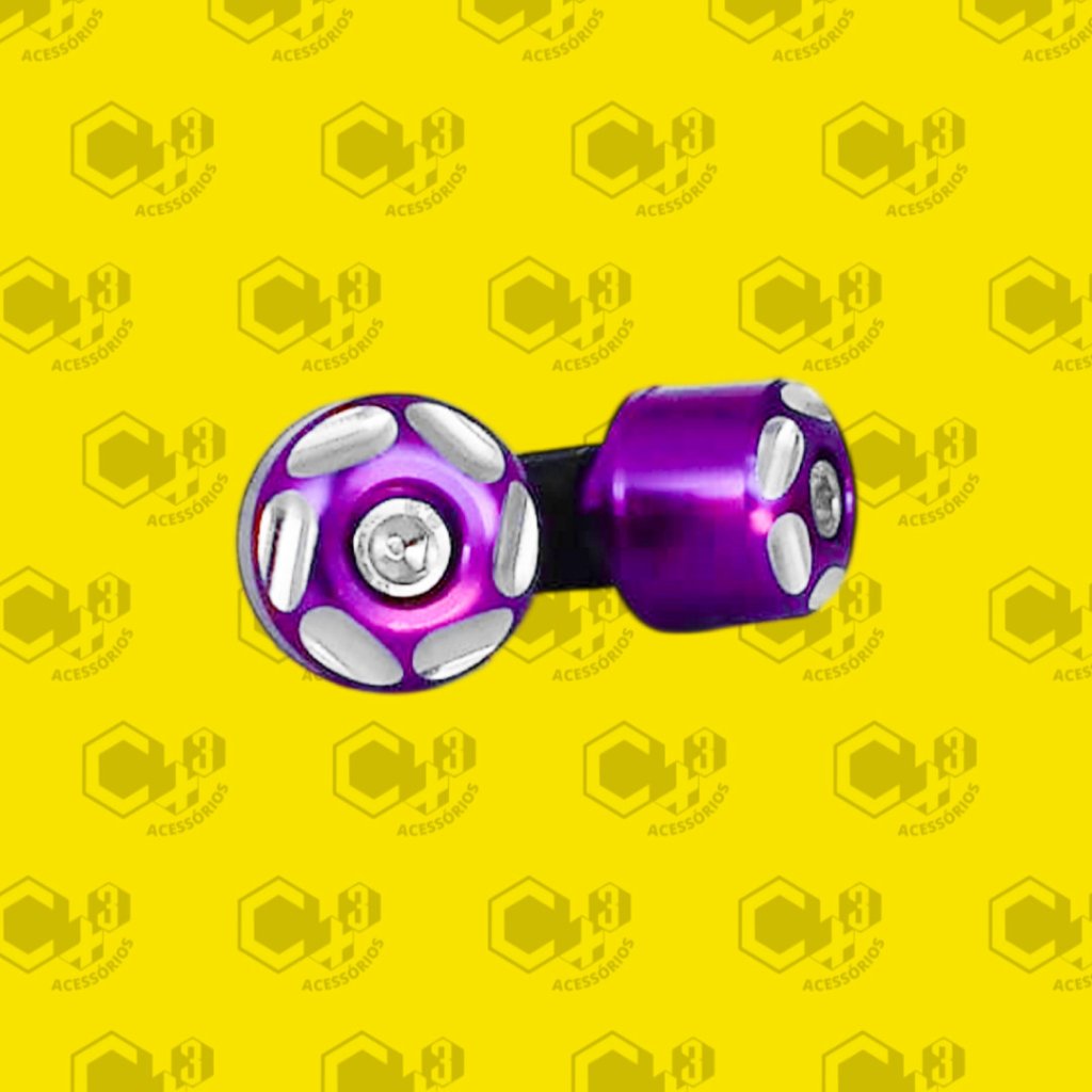 PESO DE GUIDAO ALUMINIO ROXO - SM0448