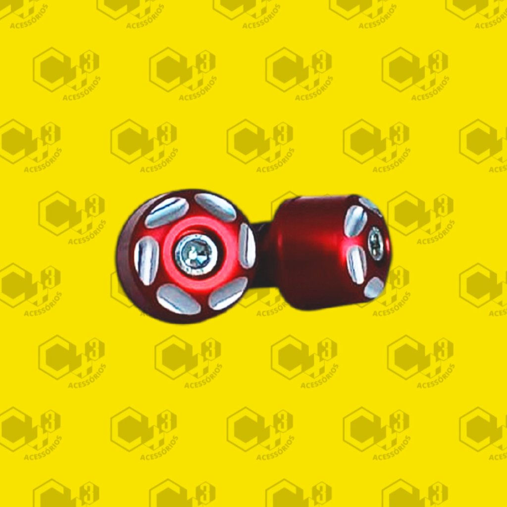 PESO DE GUIDAO ALUMINIO VERMELHO - SM0441