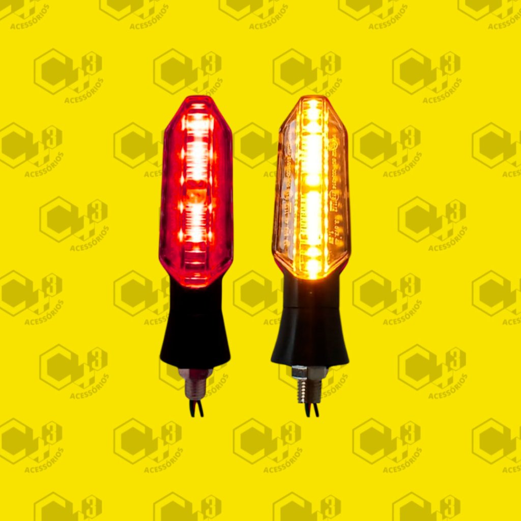 PISCA CB 250F TWISTER SEQUENCIAL LED DRL VERMELHO PARAFUSO - SM0225