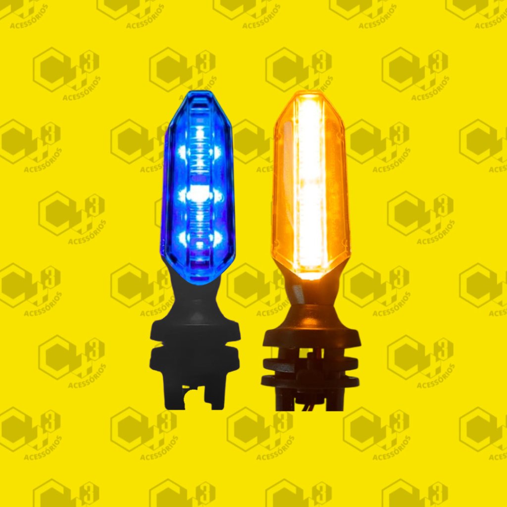 PISCA CB 250F TWISTER SEQUENCIAL COXIM LED DRL AZUL - SM0222