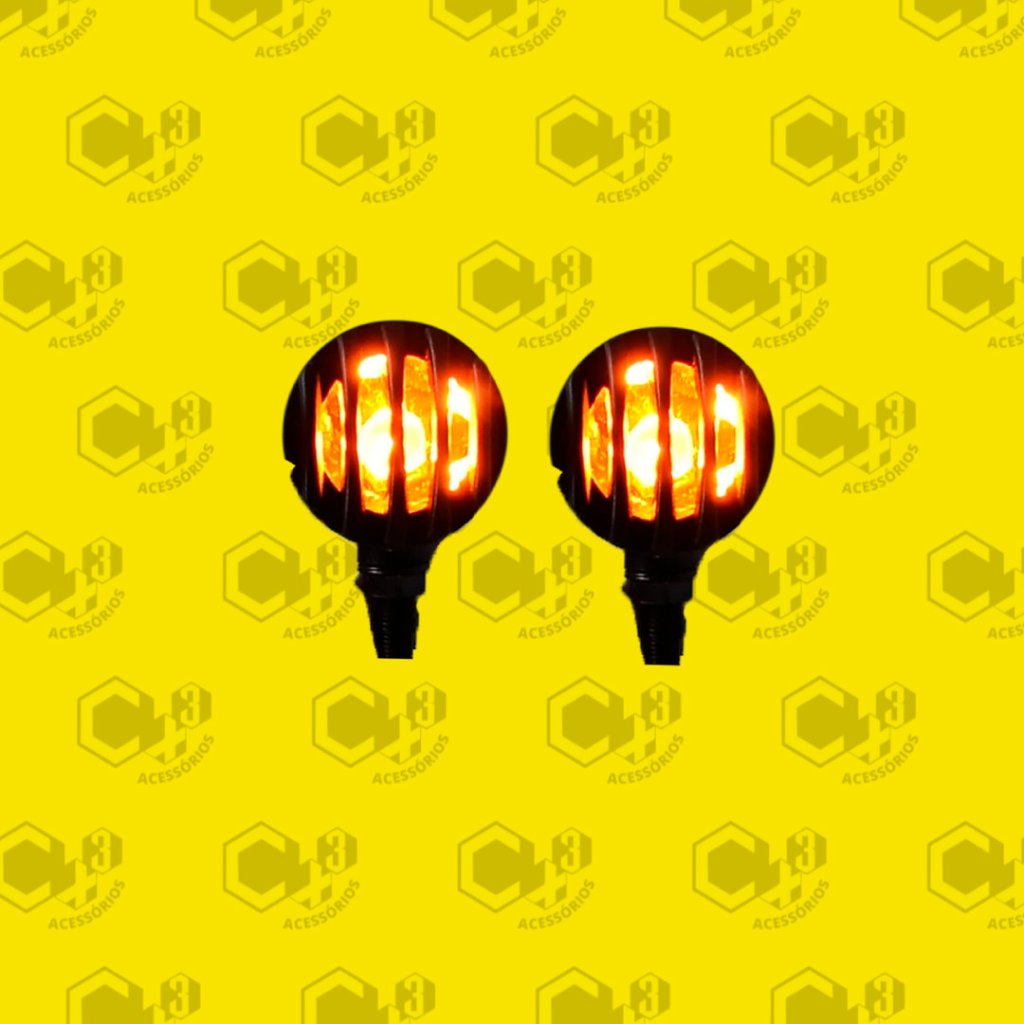 PISCA DE LED CUSTOM METAL 3 FIOS - SM0226