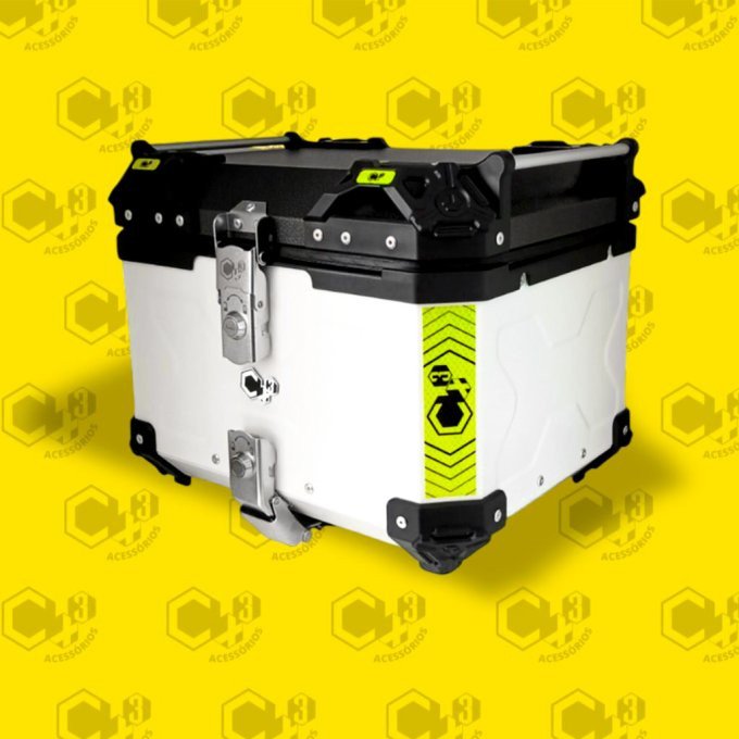 BAULETO ALUMÍNIO 65L WHITE - SM0439