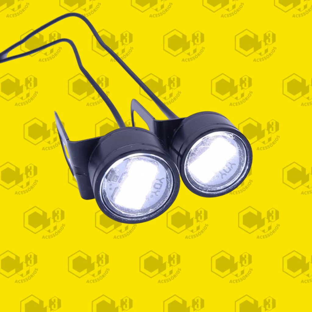 FAROL DE MILHA MINI STRONG LED BRANCO - SM0500