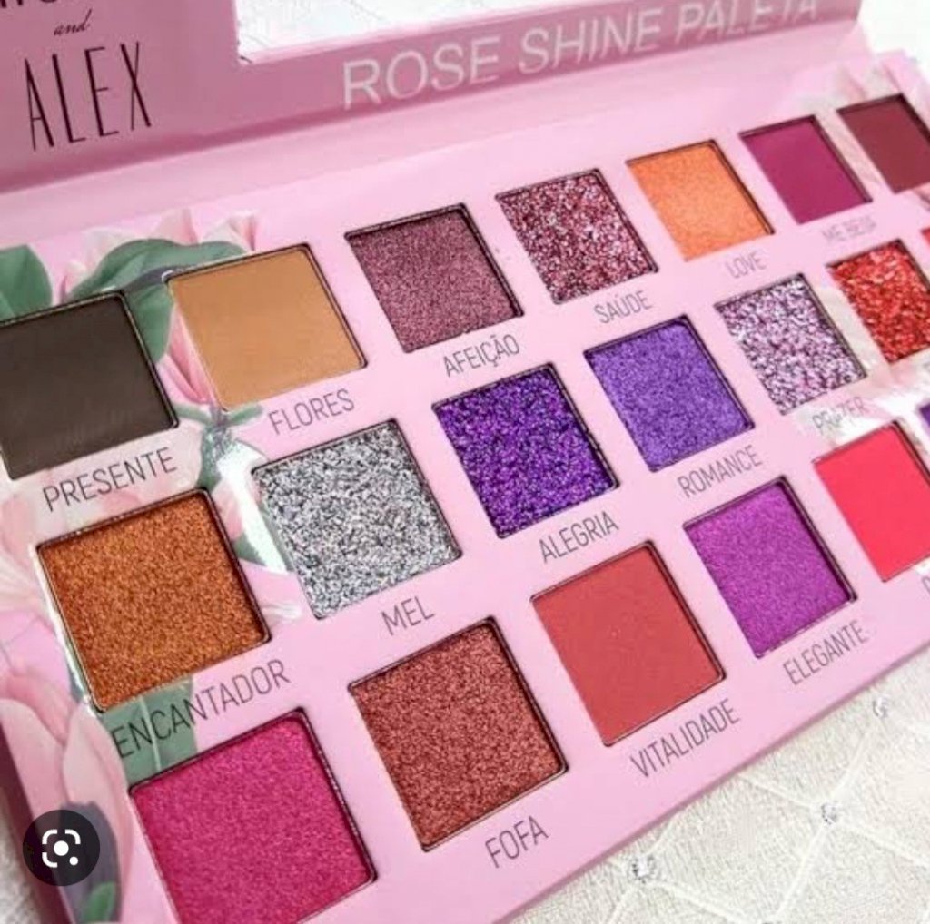 Paleta Rose shine Febella