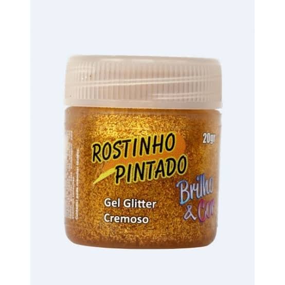 Tinta Glitter Rostinho Pintado 