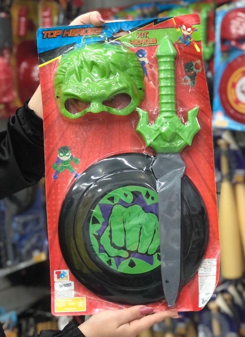 Kit Hulk Infantil 