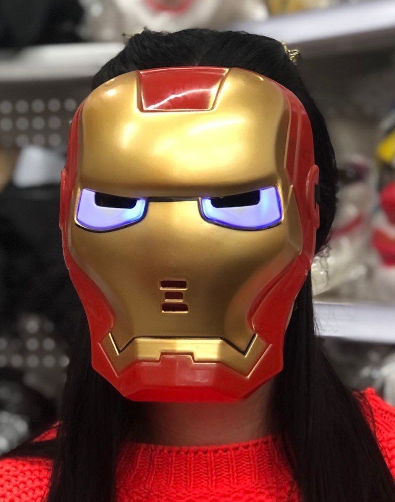 Máscara Homem De Ferro Led
