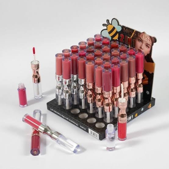 Lip Gloss & Lip Cream 2 Em 1 Miss Rosê 