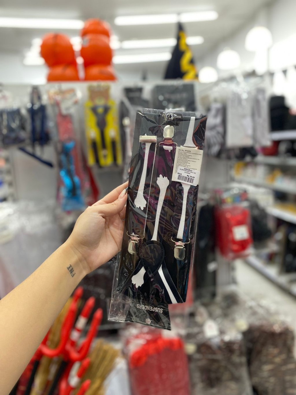 Suspensório Esqueleto 