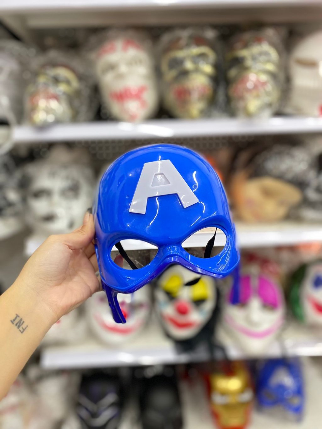 Máscara Capitão América Led