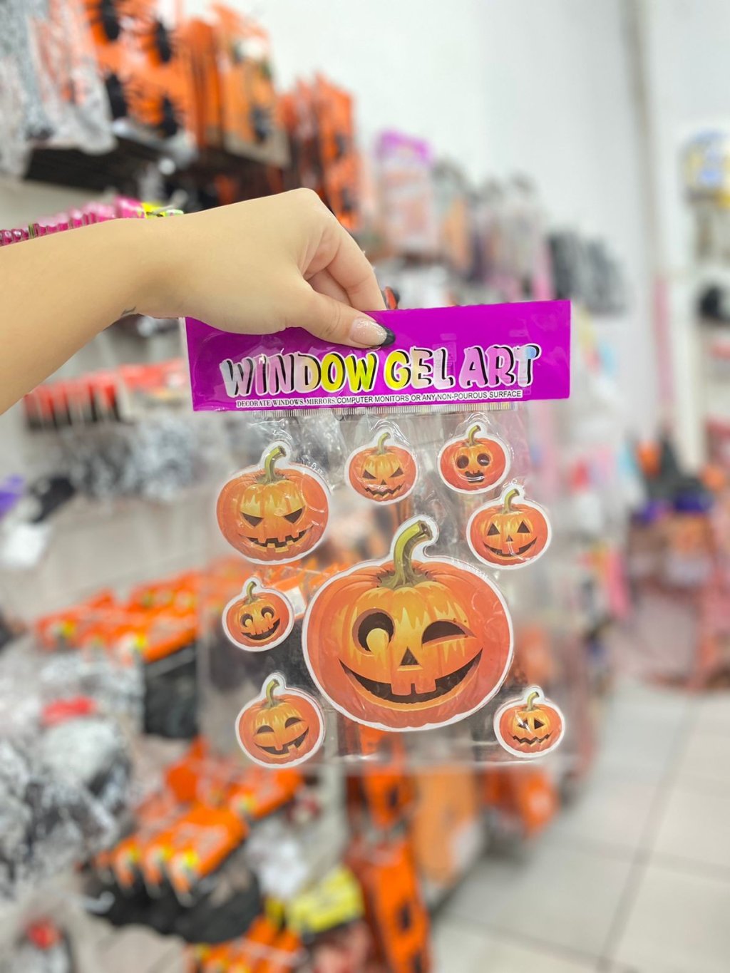 Adesivo De Abóbora Halloween 