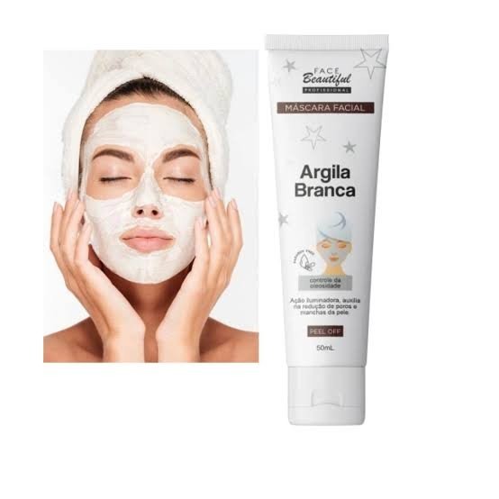 Máscara Facial Argila Branca