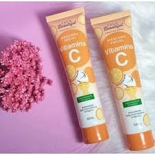 Máscara Facial Vitamina C Hidratante 