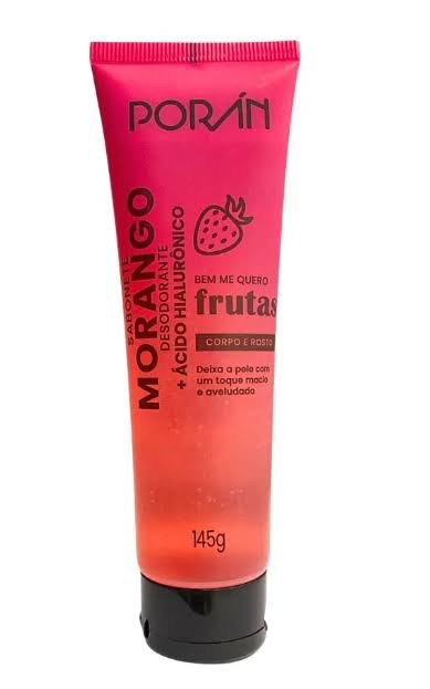 Sabonete Corpo E Rosto Morango Porán 