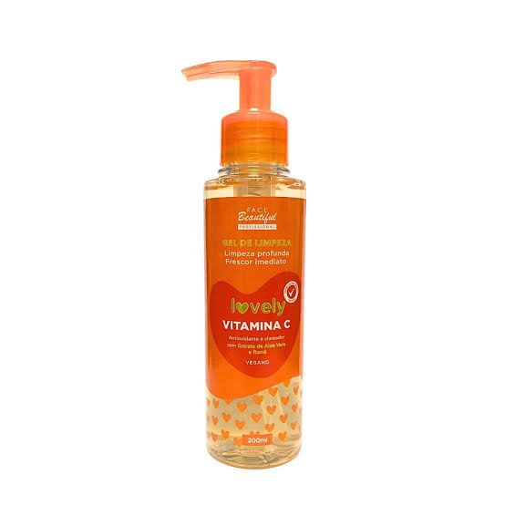 Gel De Limpeza Facial Vitamina C Face Beautiful 